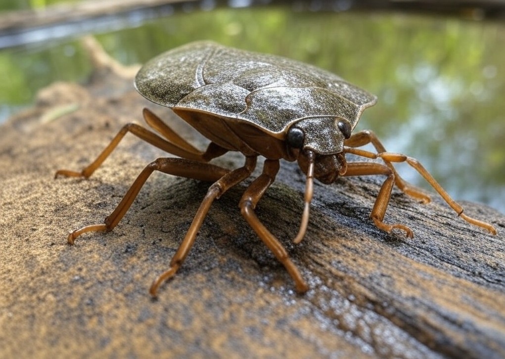Learn how to get rid of waterbugs Closeup of a waterbug